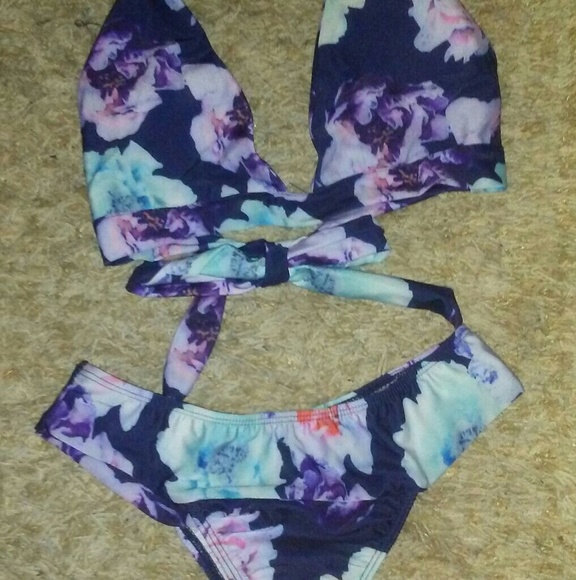 Other - Bathing Suit Floral Bikini